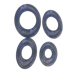 Creative Memories Oval Cutting Templates Set Durable Plastic Shaped Guides